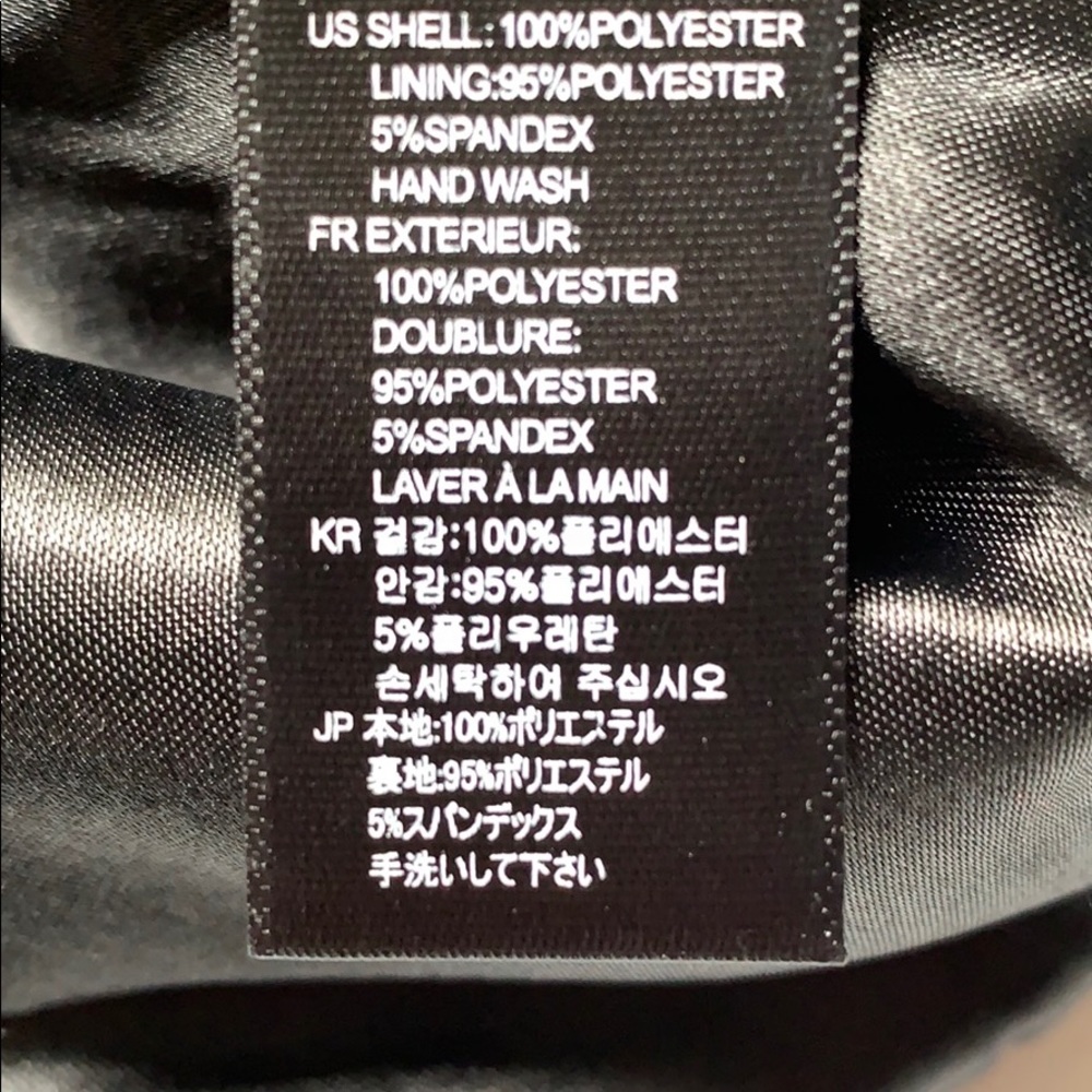 Juniors Black & Silver Sequence Low-Rise Mini Ski… - image 3